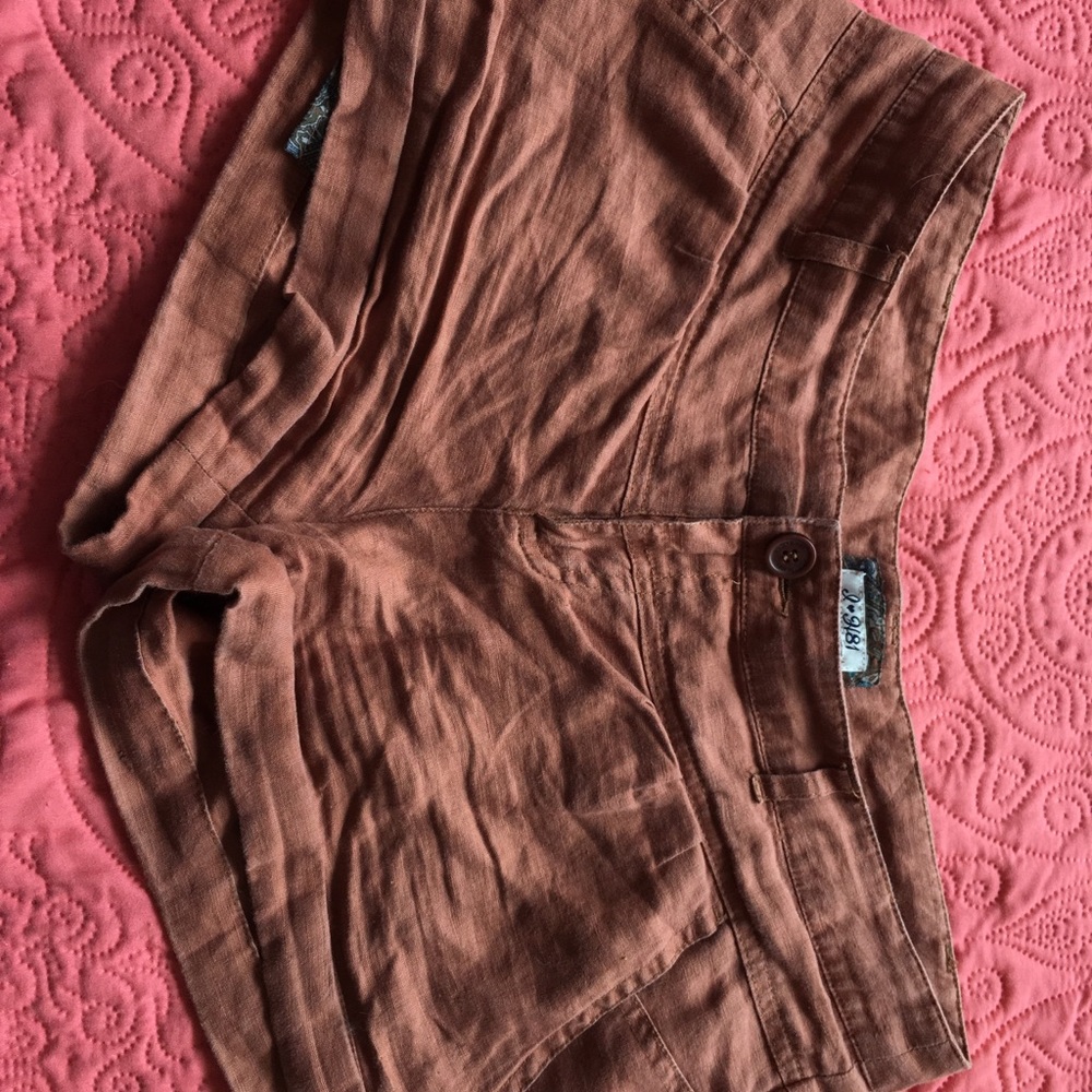 Rust color shorts